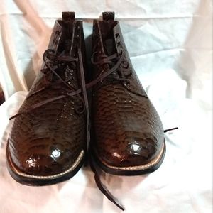 STACY ADAMS Brown Low Boot mens size 14D mens preowned
